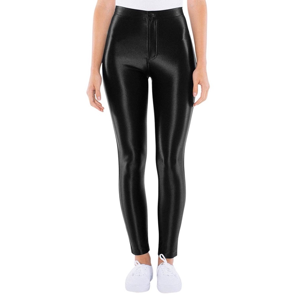American apparel black disco pant.
